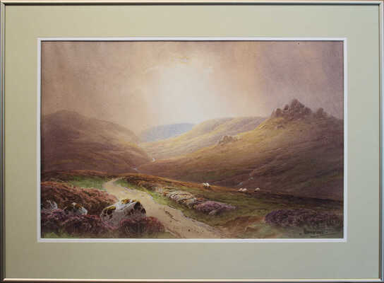 Дьюкейн Элла Мари, Лэмплоу Огастес Осборн, Линас-Грэй Джон Абернети, Вард Кирилл, Палмер Гарольд Саттон, Пайн Томас, Ханнафорд Чарльз Эдвард. Лот из шестнадцати акварелей